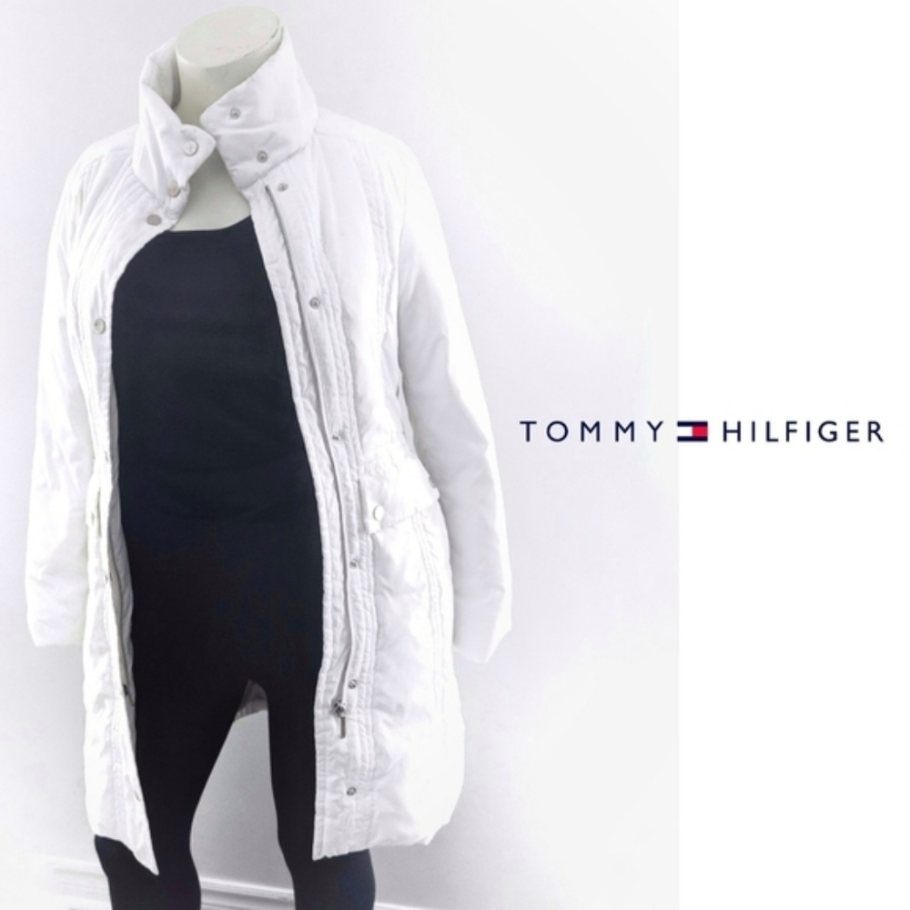 Tommy Hilfiger Elegant White Snow Jacket